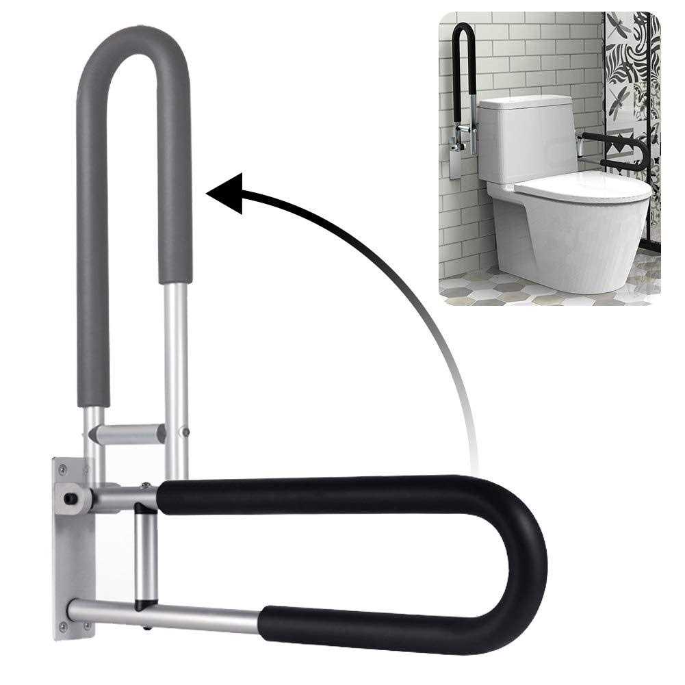 Botabay Handicap Grab Bars Rails 23.6 Inch Toilet Handrails Bathroom Safety Bar Hand Support Rail Handicapped Handrail Accessories for Seniors - Shop Hardware Tools Online Store