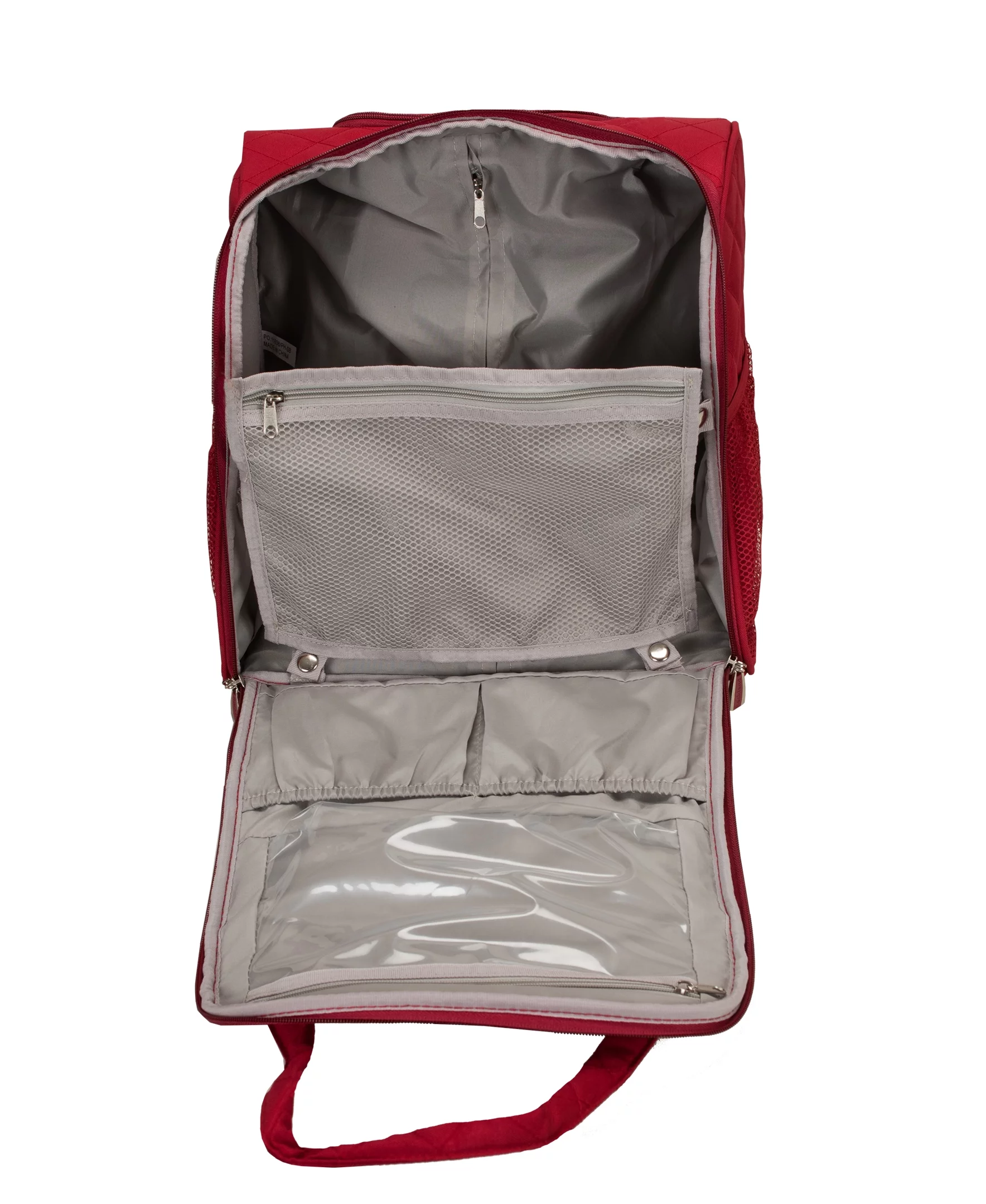 Rockland Luggage 15" Melrose Wheeled Underseat Softside Carry On BF31
