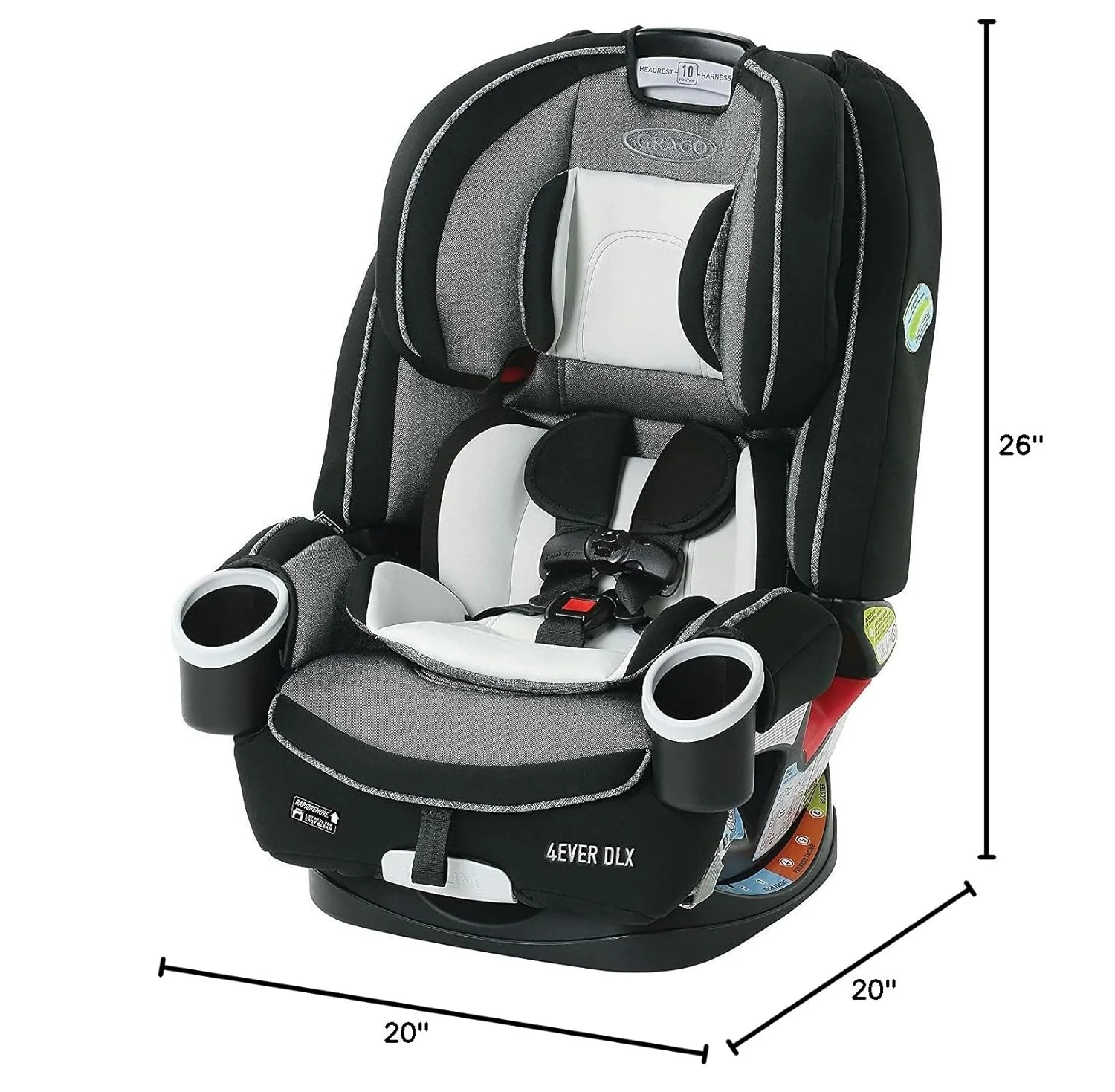 Graco 4Ever DLX 4-in-1 Convertible Car Seat, Fairmont