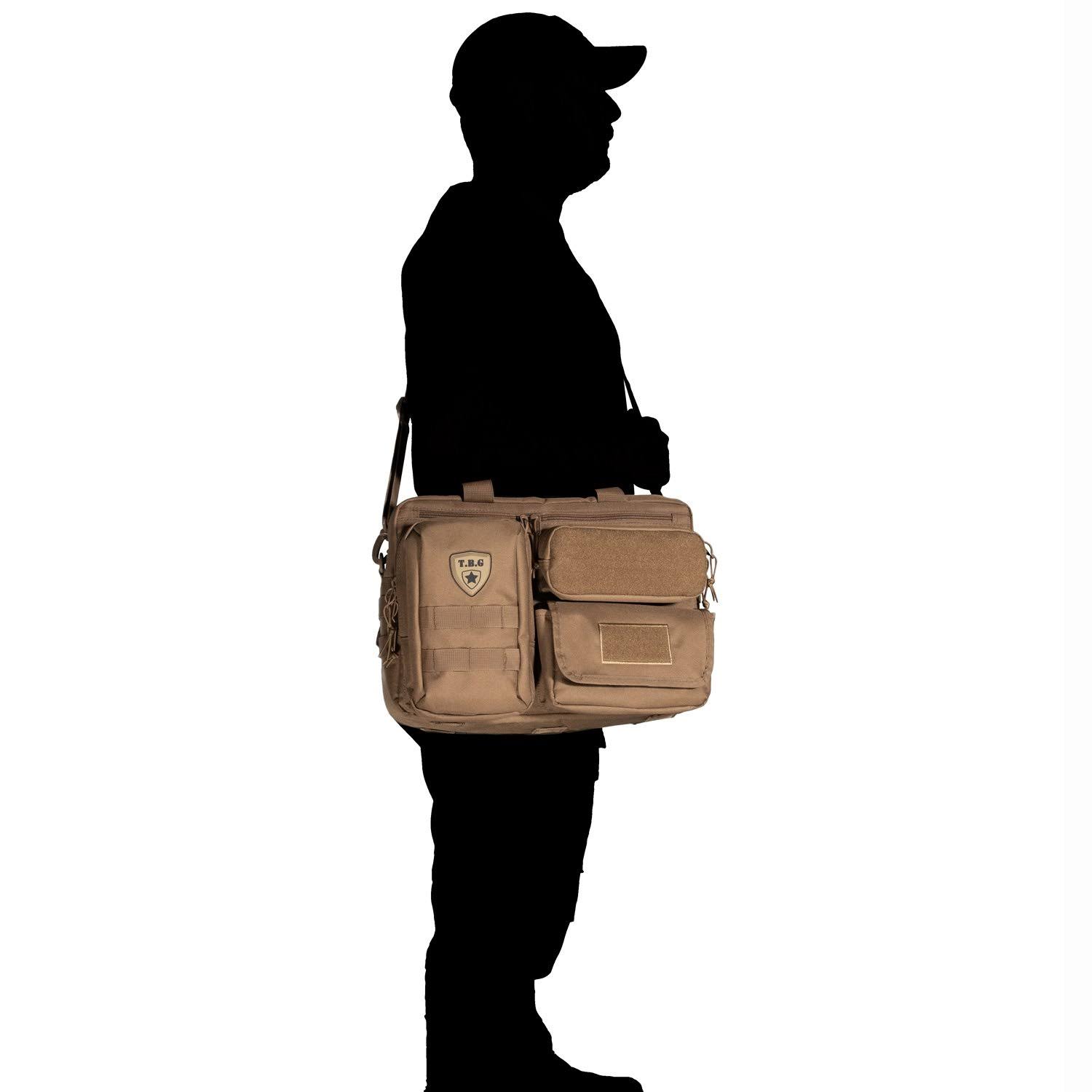 Tactical Baby Gear Deuce 2.0 Diaper Bag + Changing Mat in Coyote Brown