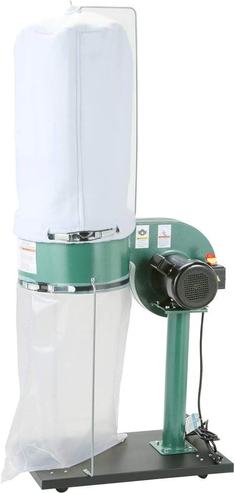 Grizzly, Portable G8027 1 HP Dust Collector