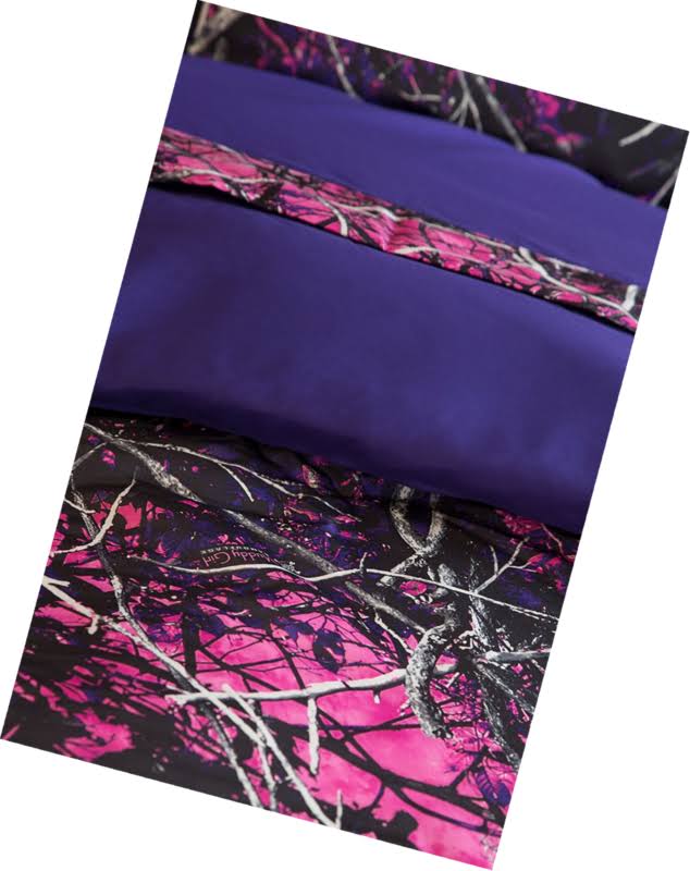 Muddy Girl Camo 4 Piece Comforter Bedding Set, Queen