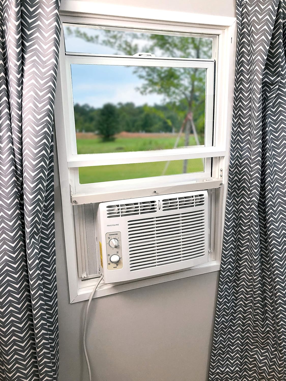 ACeBrace Air Conditioner Support for standard window Air Conditioners - Universal AC Window Bracket- Air Conditioner Support - Window Guard and Air Conditioner Support. Pack of 2