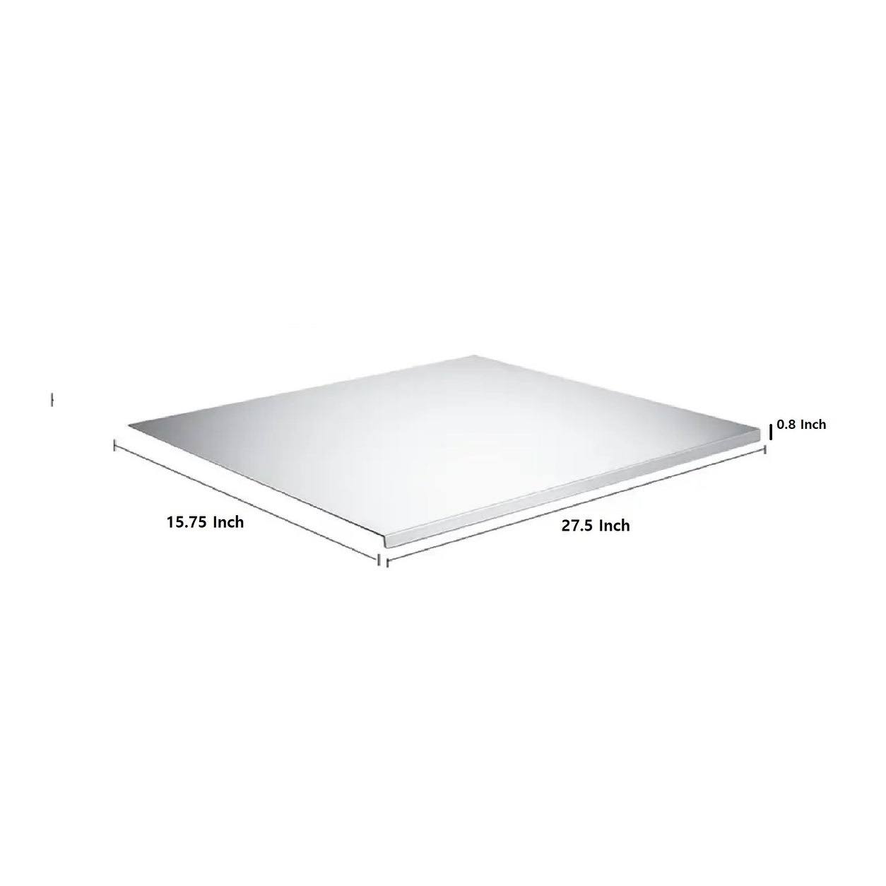 Extra Large 304 Heavy Duty Stainless Steel Chopping Board, Cutting Board for Meat Vegetable Fruit Fish Cheese, Easy to Clean - 2