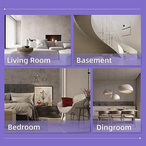 Waykar 50 Pints Dehumidifier for Home, 4500 Sq. Ft Dehumidifiers for Basement with Drain Hose, Auto-Defrost and Dry Clothes Function, Intelligent Humidity Control