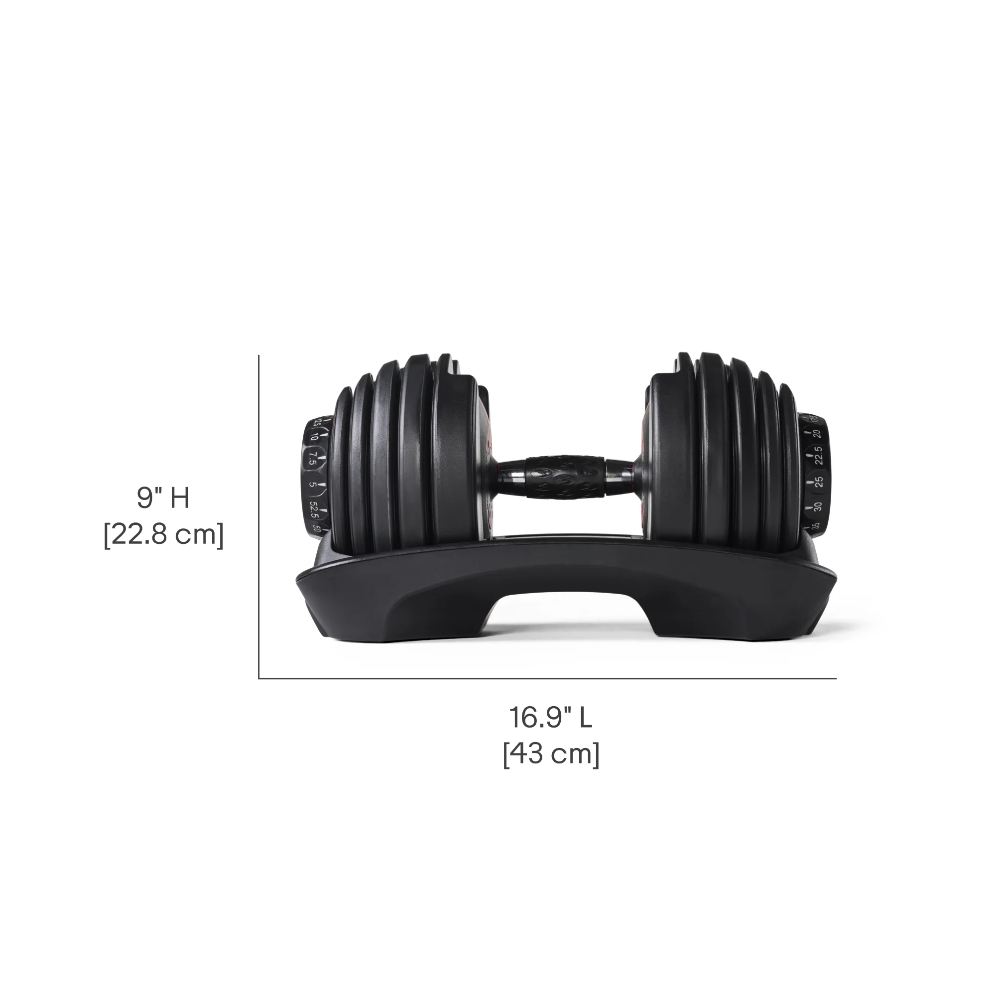 BowFlex SelectTech 552 Dumbbell, Single, Litho, Free 2-month JRNY Membership