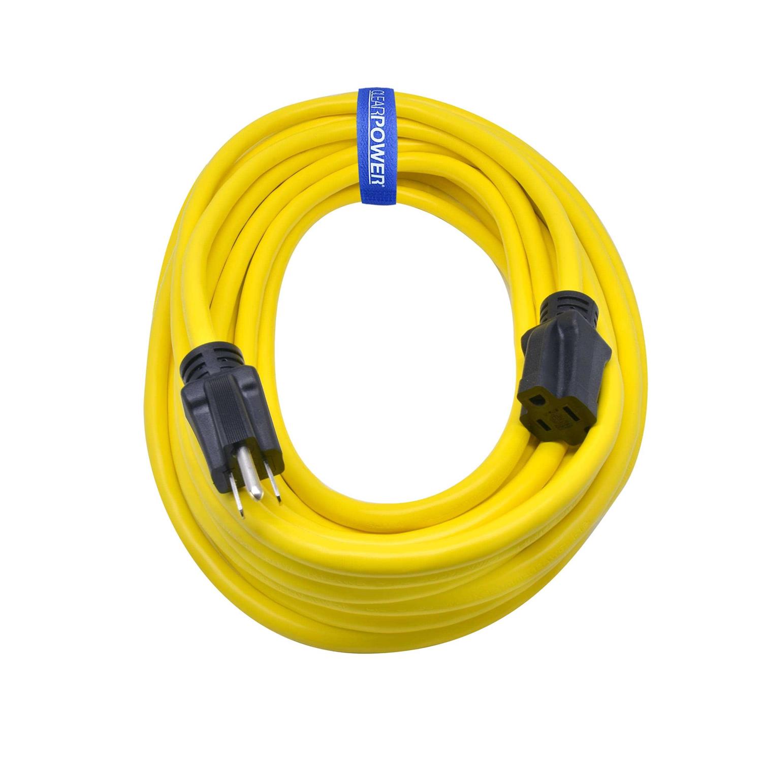 Clear Power 12/3 SJTW Heavy Duty Outdoor Extension Cord - Shop Hardware Tools Online Store