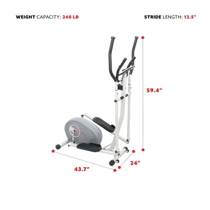 Sunny Health & Fitness Magnetic Elliptical Trainer - SF-E3955