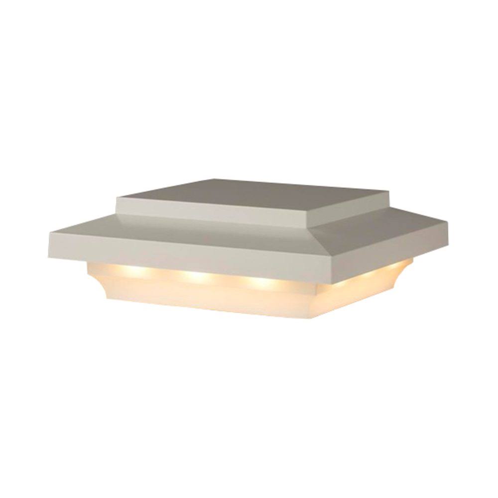 TimberTech LED Island Post Cap - 5.5x22 x 5.5x22 - Matte White