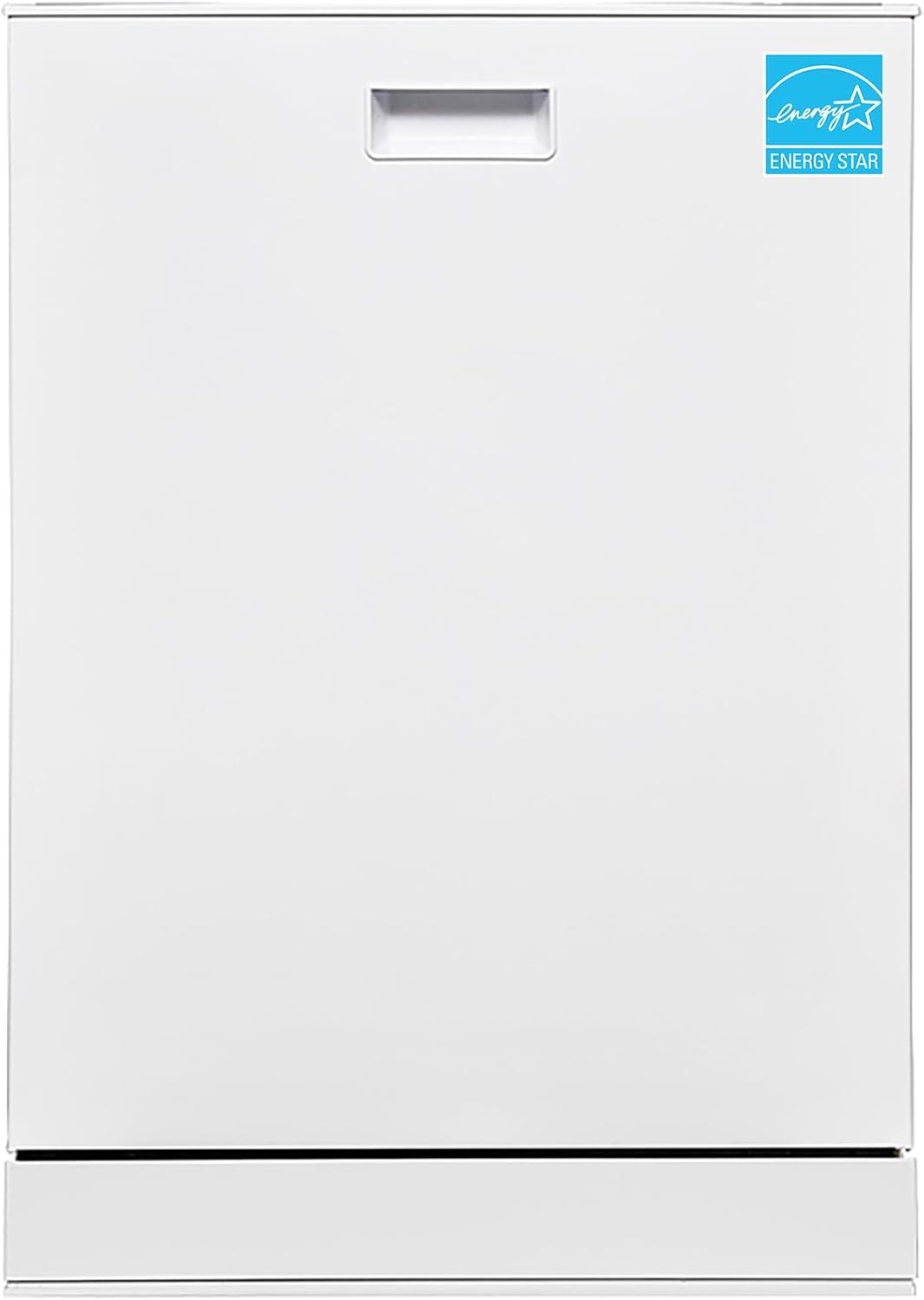 24" Top Control Built-in Dishwasher with Third Rack Finger Resistant in White, Energy Star made in Europe