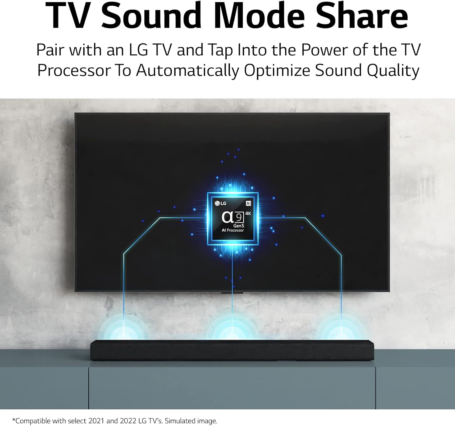 LG S80QY 3.1.3ch Sound bar with Wireless subwooer and Center Up-Firing, Dolby Atmos DTS:X, Works with Airplay2, Spotify HiFi, Alexa, High-Res Audio, IMAX Enhanced, LG TV Synergy, HDMI eARC