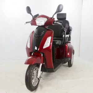 Two-seater Double Electric Mobility Senior Scooter Trike