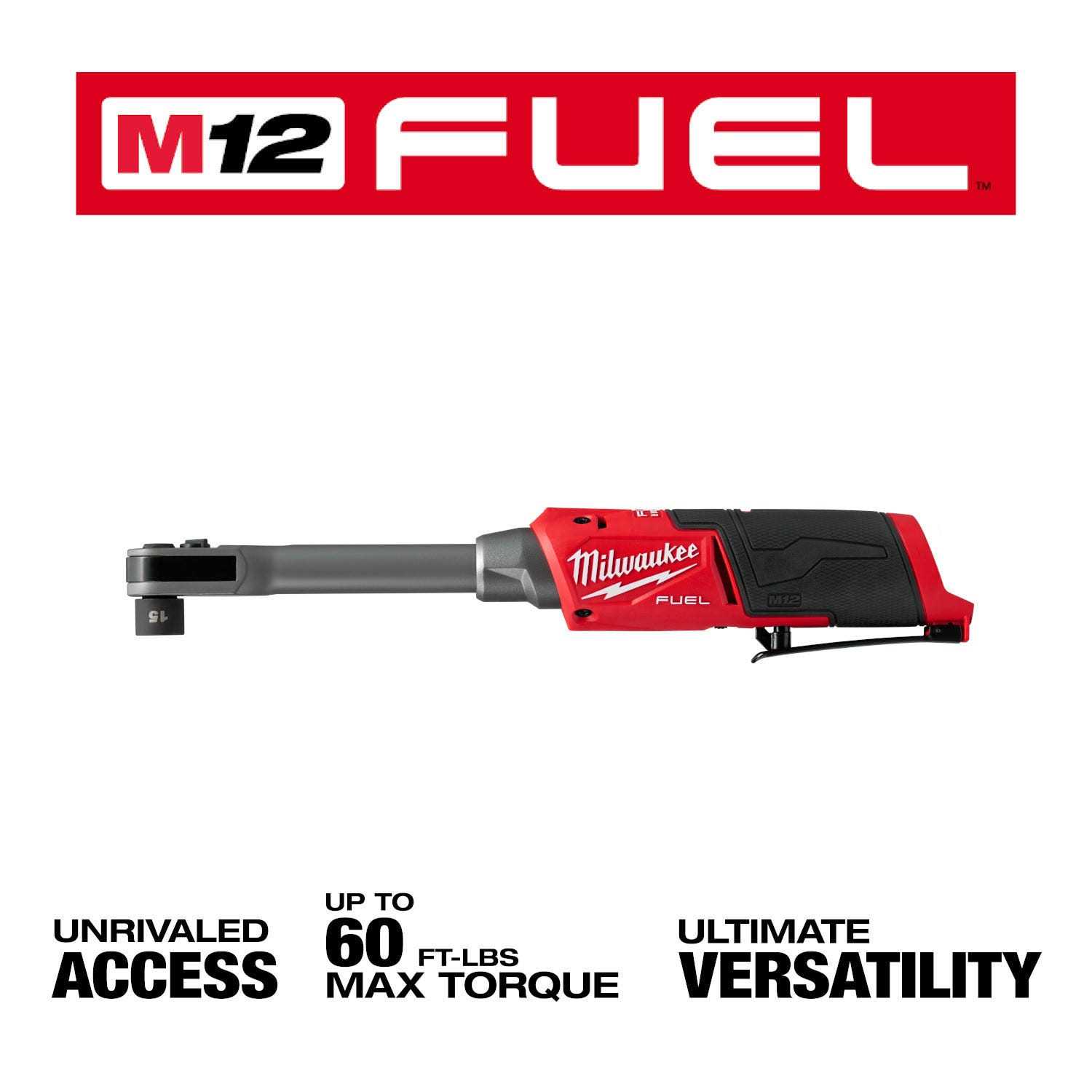 3050-20 Milwaukee M12 FUEL INSIDER Extended Reach Box Ratchet - Shop Hardware Tools Online Store