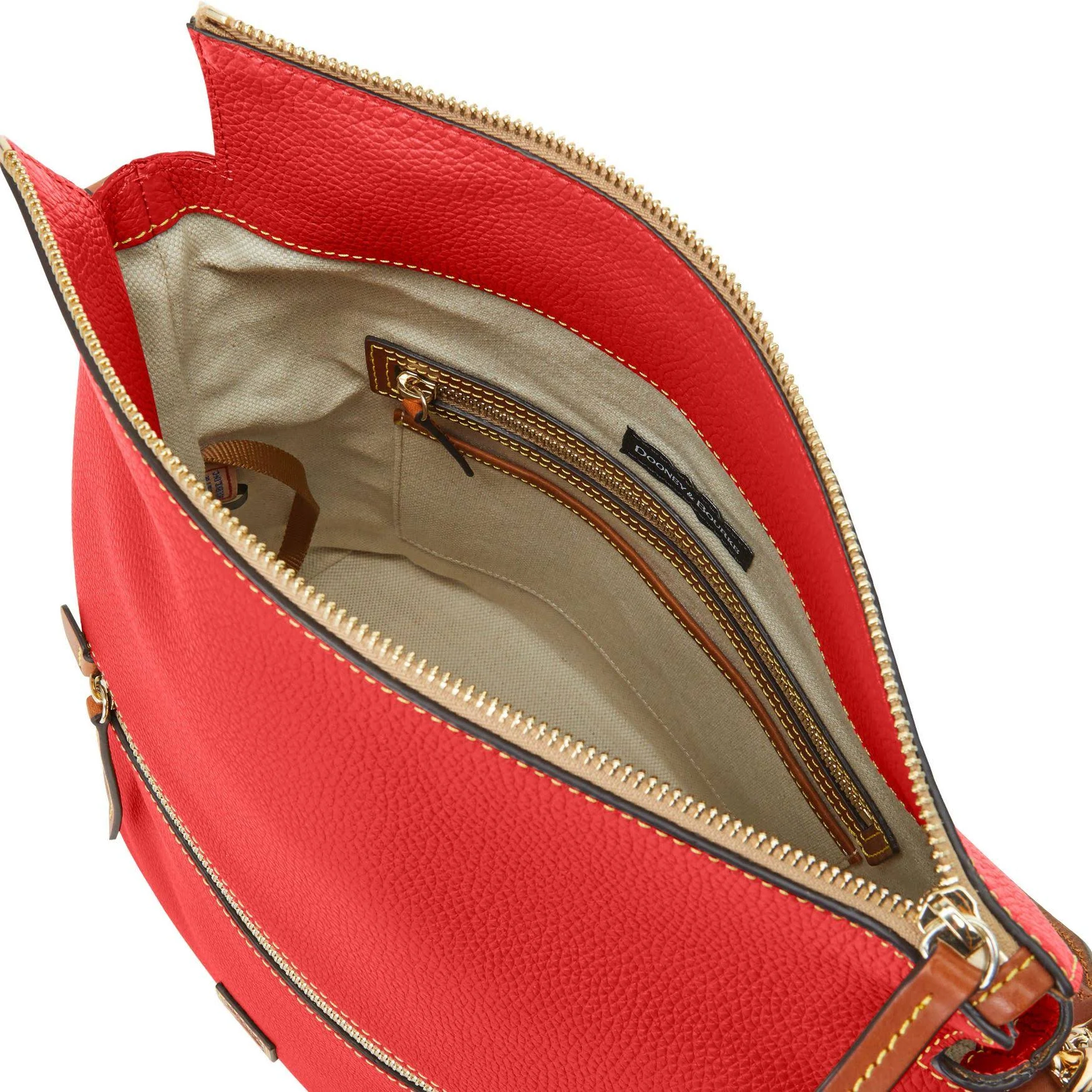 Dooney u0026 Bourke Red Pebble Large Sac