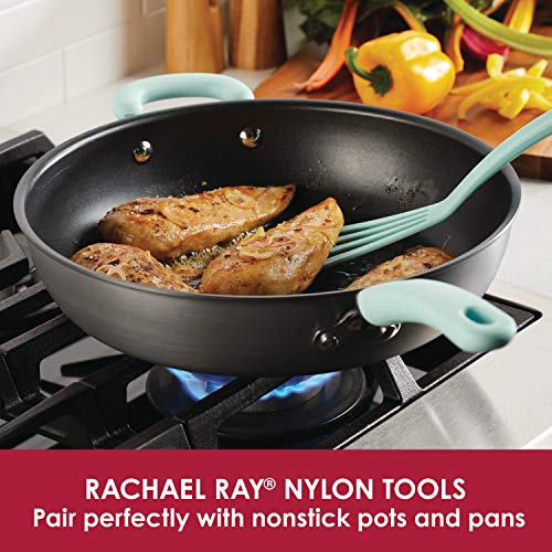 Rachael Ray Cucina Nonstick Cookware Pots and Pans Set, 12 Piece