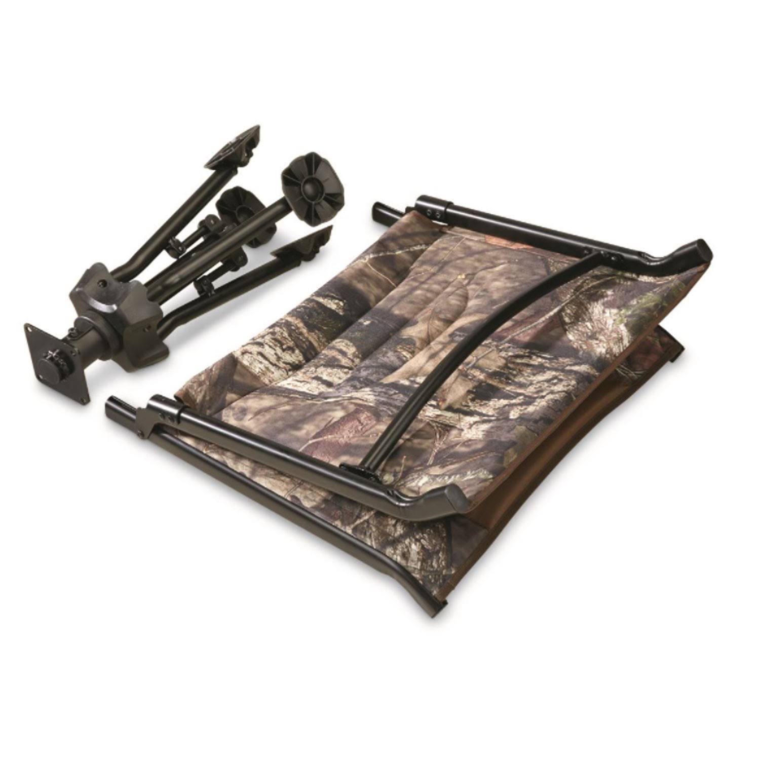 Bolderton Portable 360 Comfort Swivel Camo Hunting Chair, Mossy Oak Camouflage