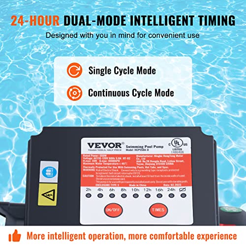 VEVOR Sand Filter Pump for Above Ground Pools