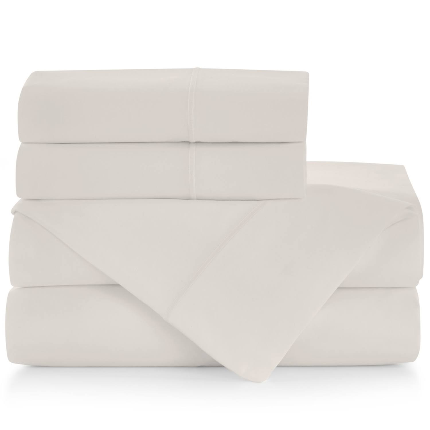 Peacock Alley Soprano Fitted Sheet Queen Ivory