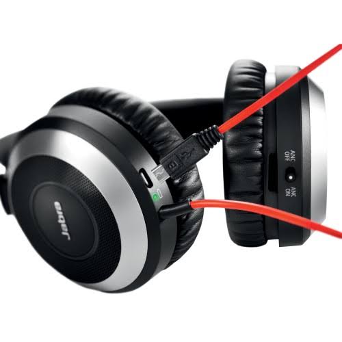 Jabra Evolve 80 Replacement Over-Ear Headset - Noise-Canceling