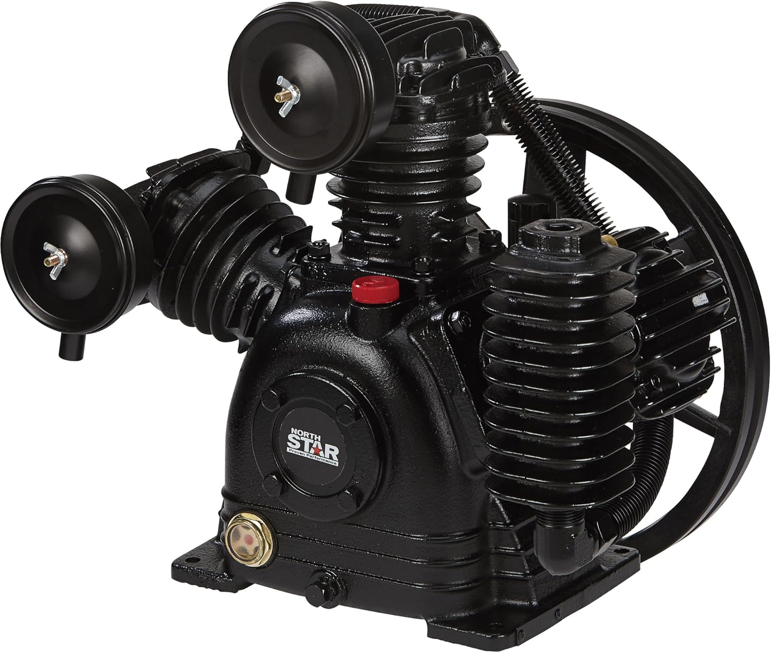 NorthStar Air Compressor Pump - 2-Stage, 3-Cylinder, 14.9 CFM at 90 PSI