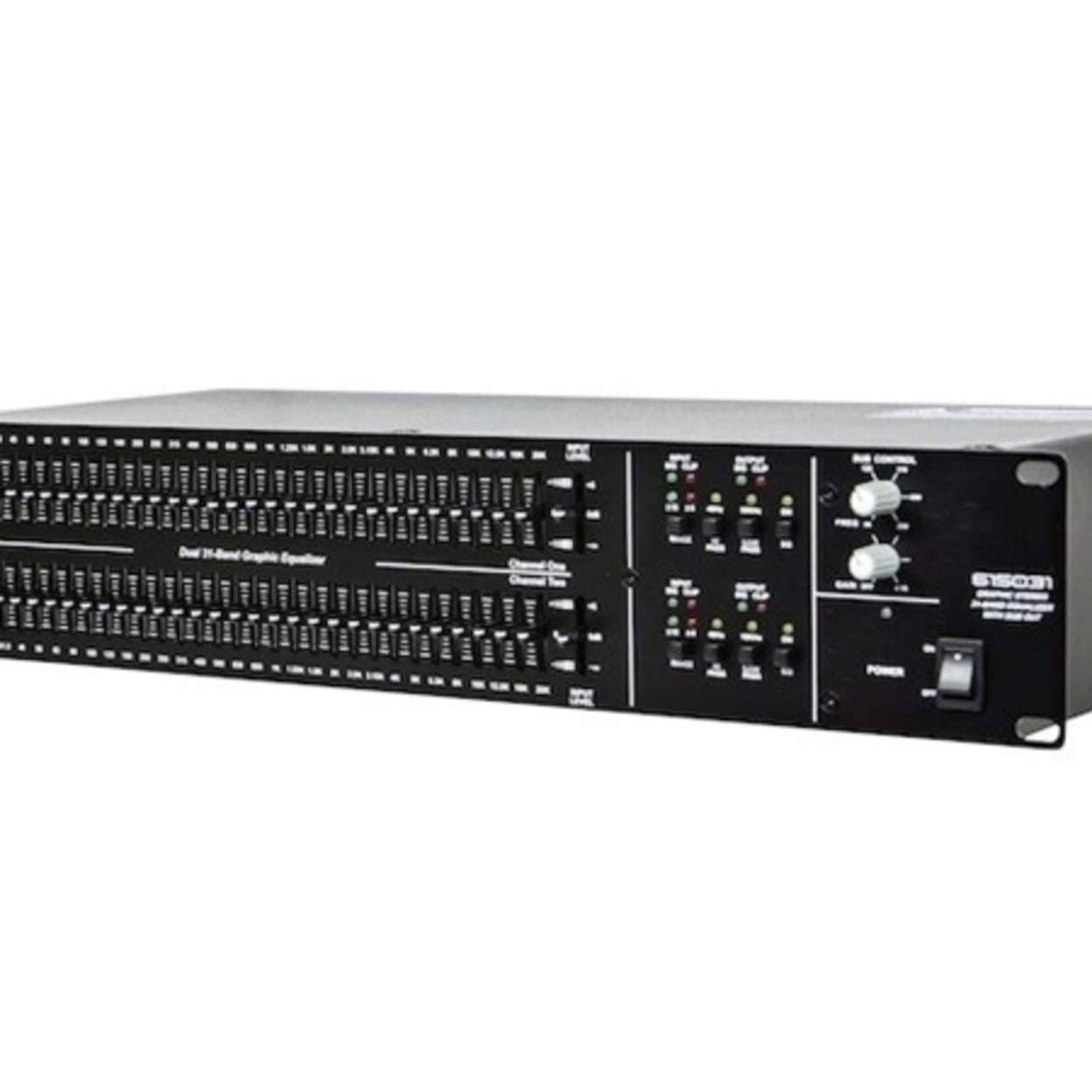 Monoprice Dual 31-Band Graphic Equalizer with Sub Out