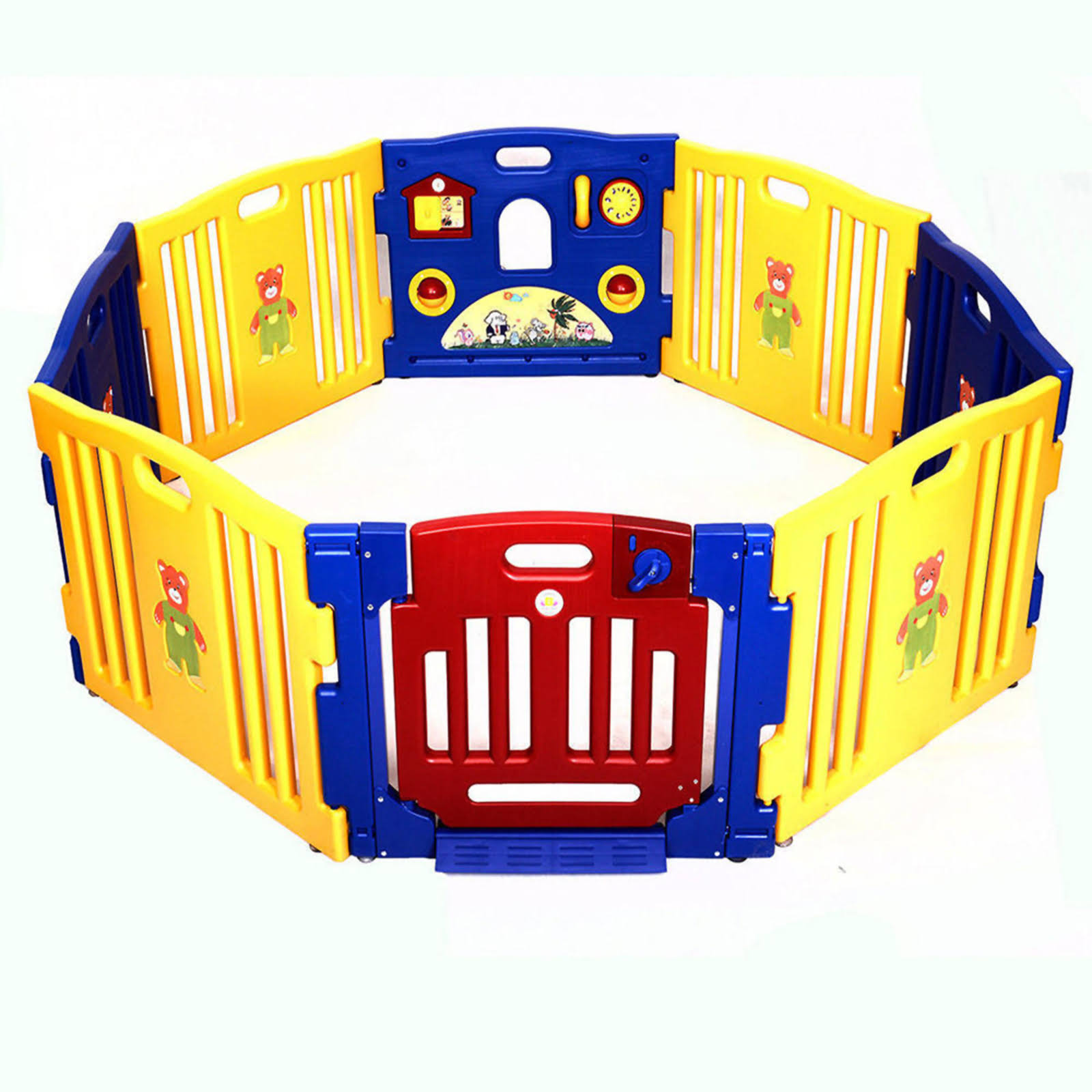 8 Panel Safety Play Center Baby Playpen