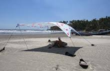 Neso Tents Grande Beach Tent, 7ft Tall, 9 x 9ft, Reinforced Corners and Cooler Pocket(Flamingos)