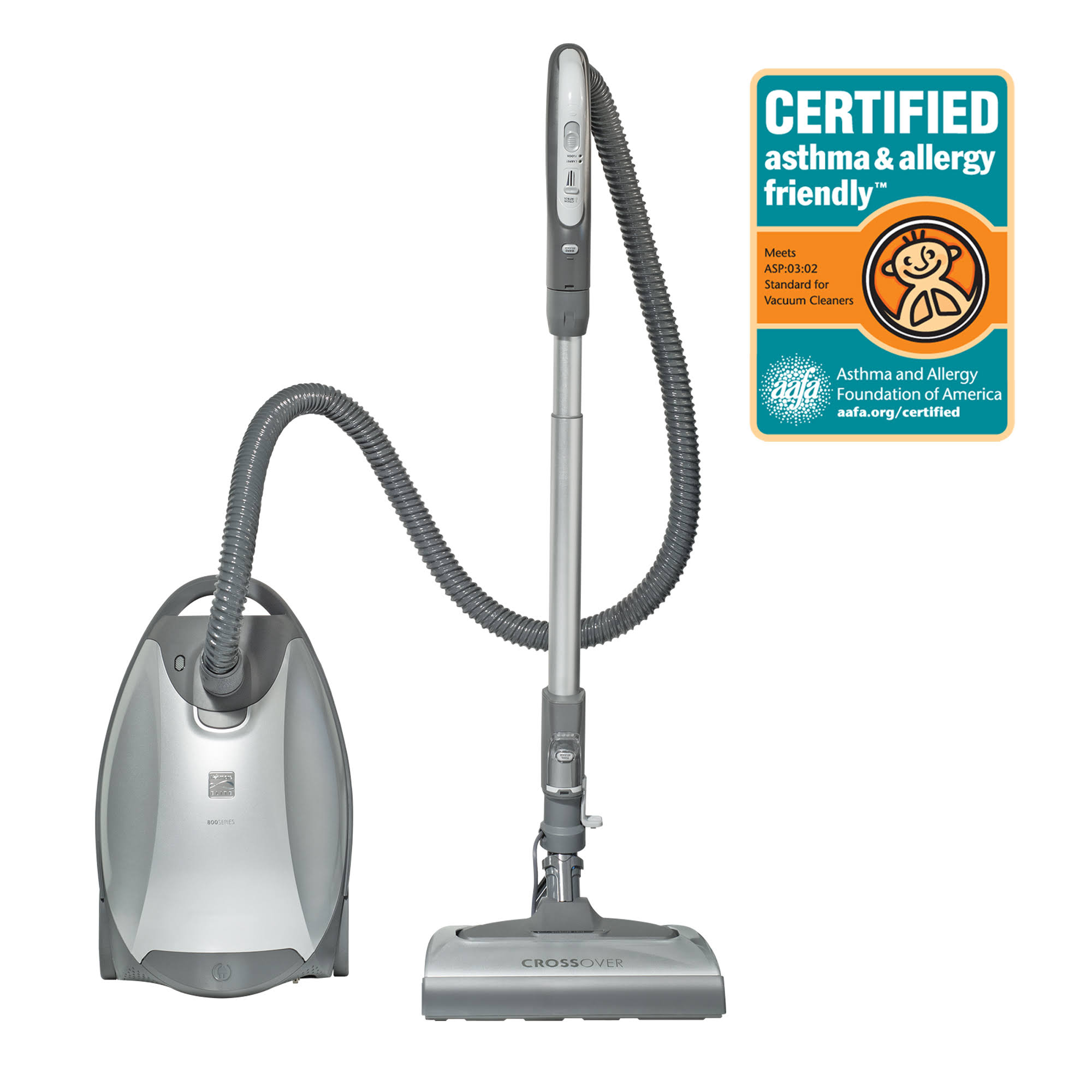 Kenmore Elite 21814 Canister Vacuum - HEPA - Silver/Gray