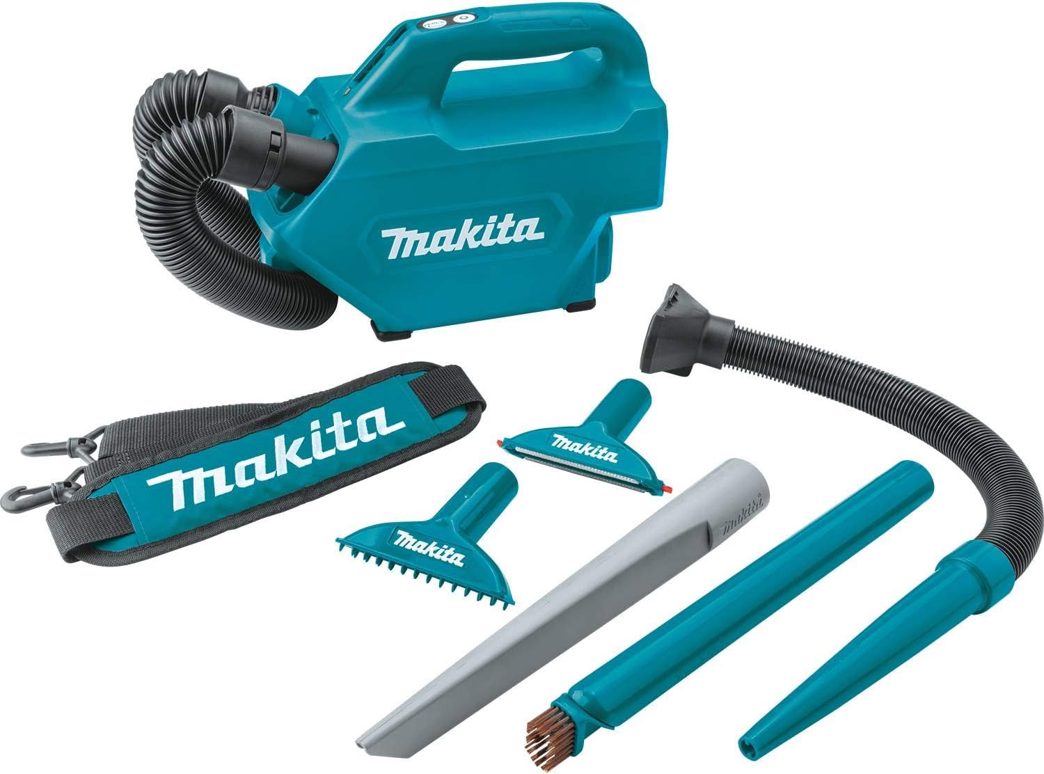 Makita XLC07Z 18V LXT Lithium-Ion Handheld Canister Vacuum, with BL1820B 18V LXT Lithium-Ion Compact 2.0Ah Battery