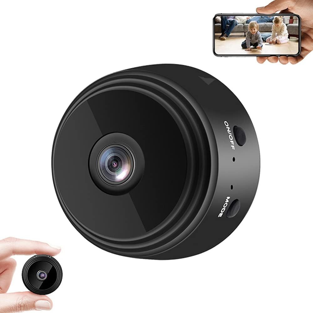 [2022 Upgraded] WiFi Camera Indoor 1080P HD Security Camera Smart Baby Home Wireless Surveillance Camera with Audio Video and Phone APP Motion Detection Pack of 2