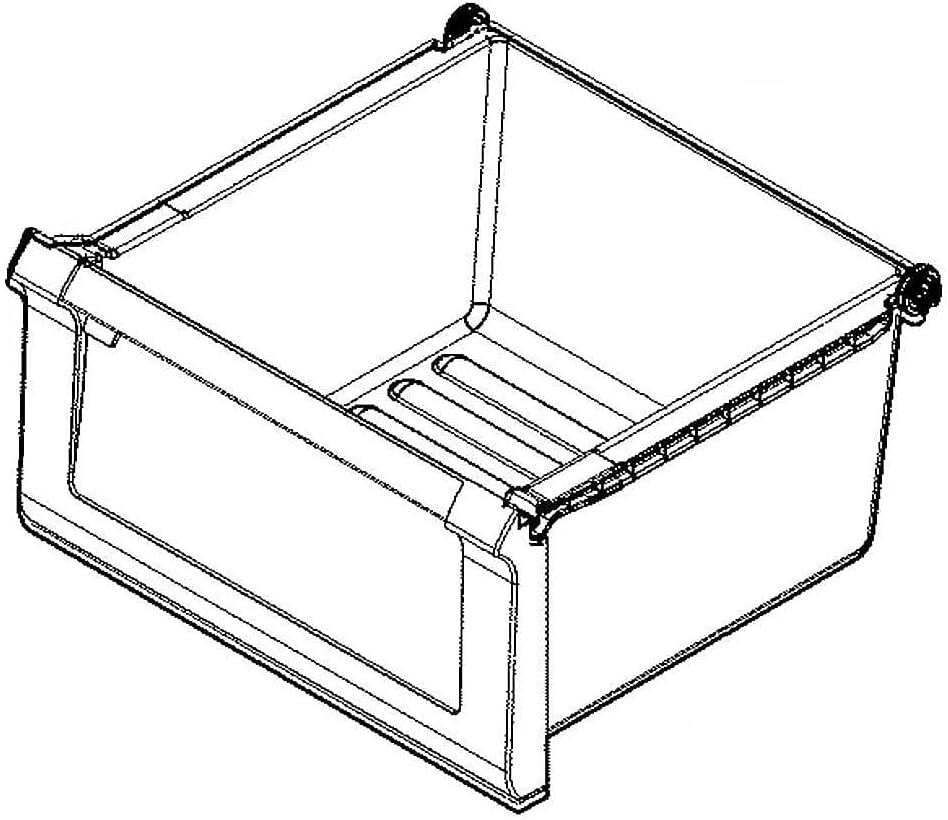 5304512617 Refrigerator Crisper Drawer Assembly Genuine Original Equipment Manufacturer (OEM) Part