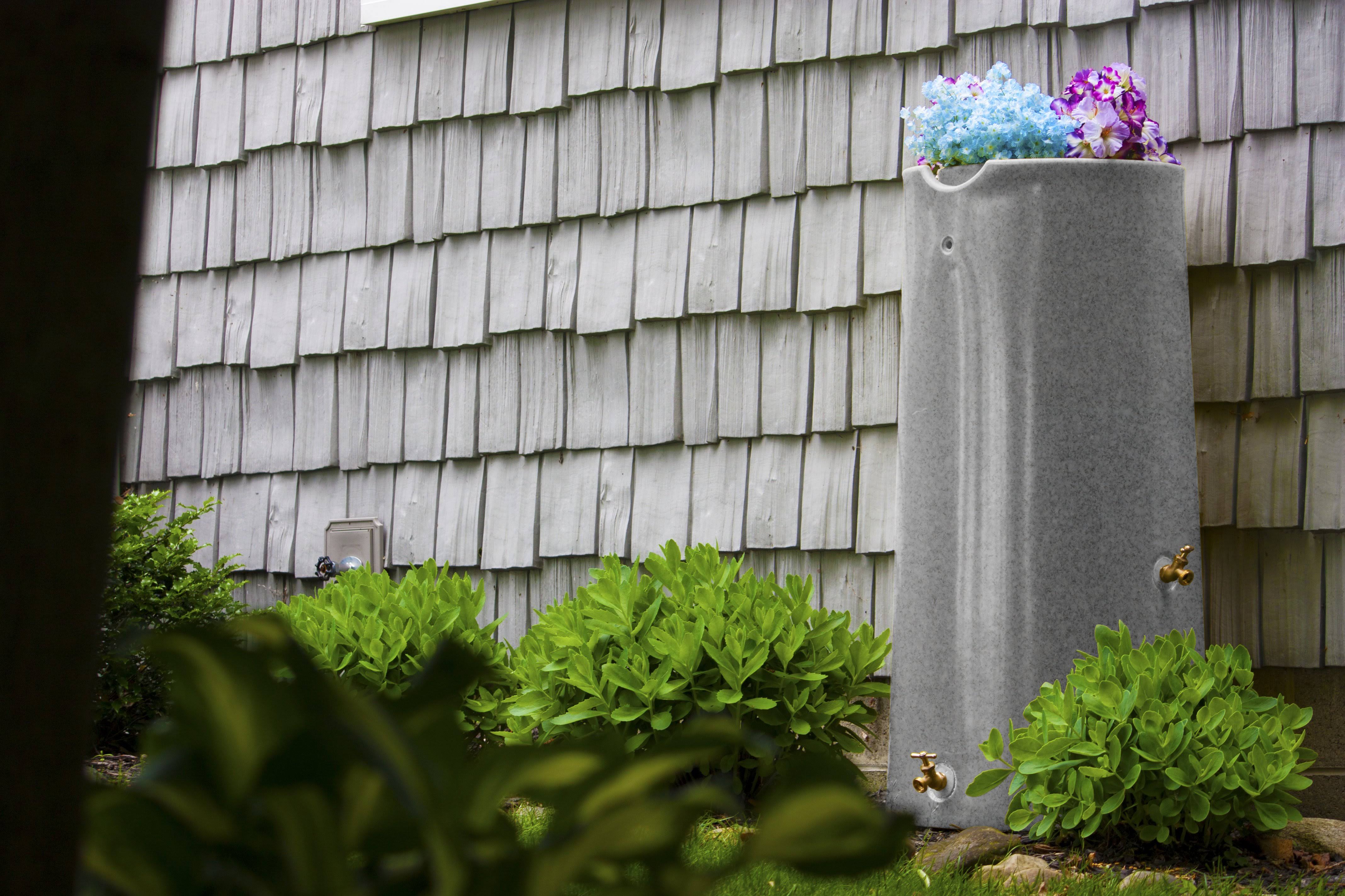 Good Ideas Impressions Reflections 50 Gallon Rain Saver Light Granite