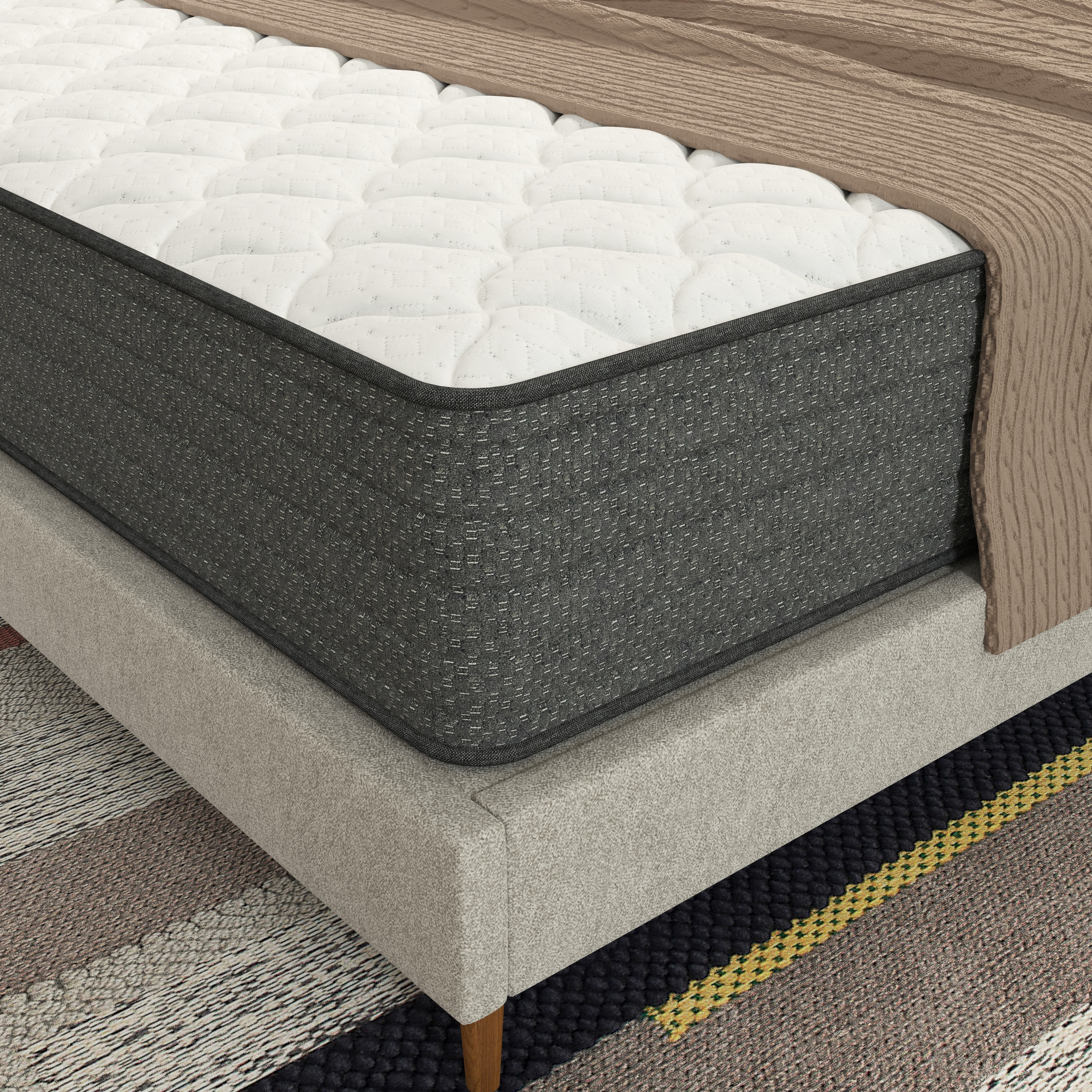 NapQueen Victoria 12" Medium Firm, Hybrid of Cooling Gel Infused Memory Foam and Pocket Spring Mattress, Queen Size