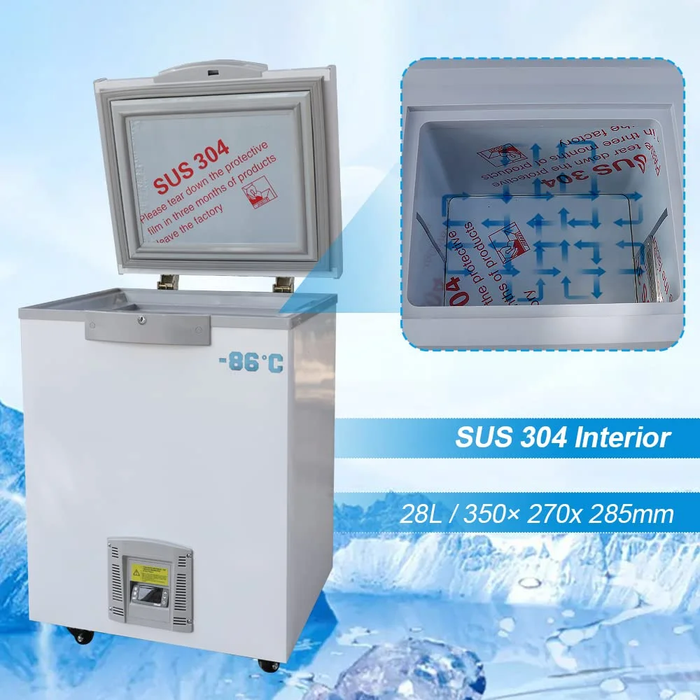 Ultra-Low Temperature Cryogenic Freezer for Laboratory Sample Storage