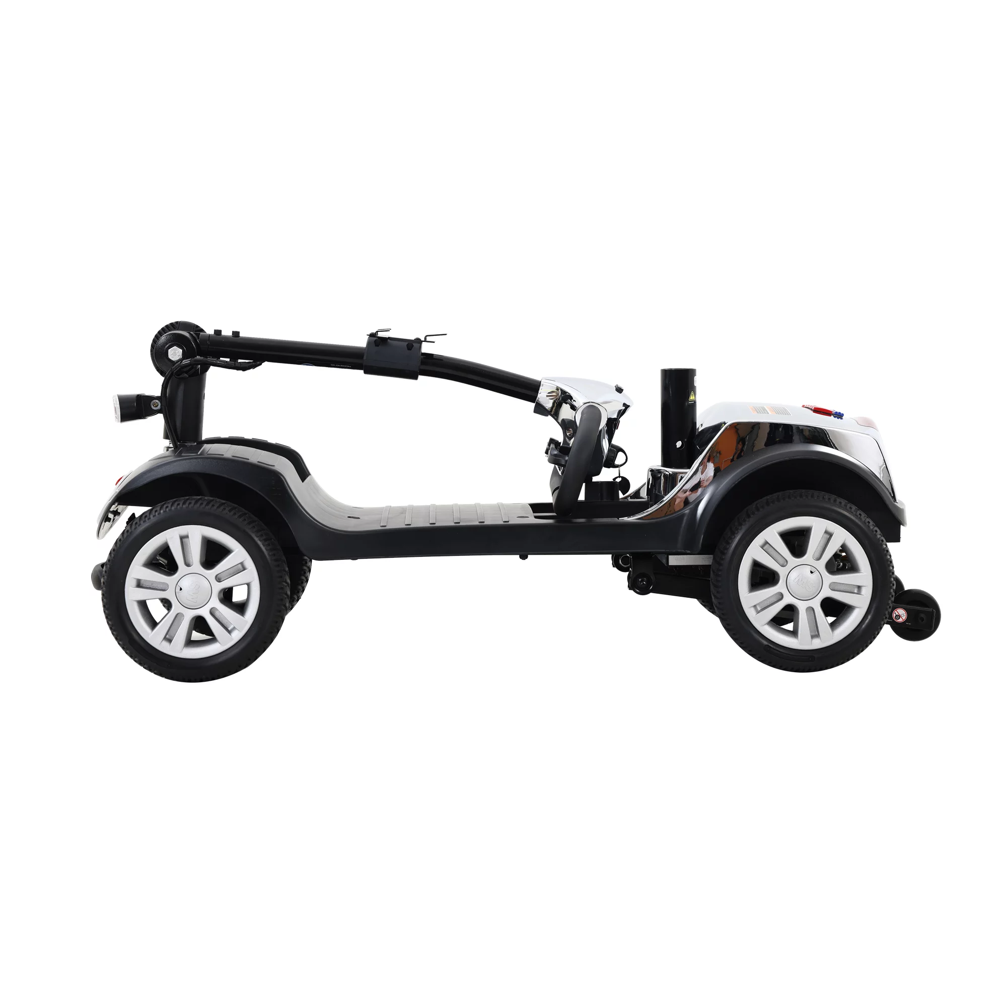 Travel Mobility Scooter, Heavy Duty Electric Scooters with 4 Anti-Tip Wheels, Compact Lightweight Mobility Scooters for Senior Adults Elderly, Foldable Mobility Scooter, Holds 300lbs, Purple
