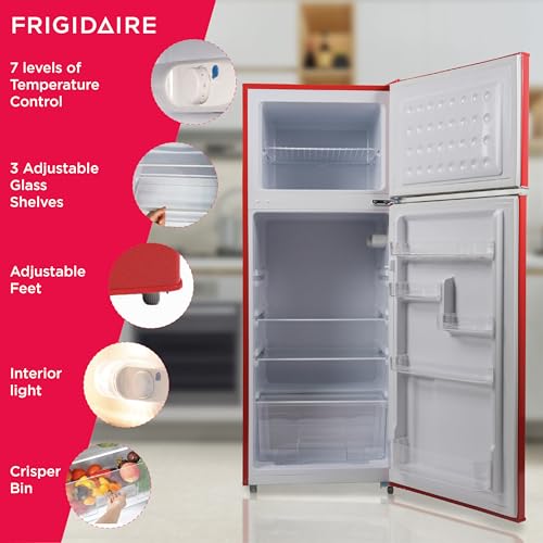 Frigidaire EFR753- 2 Door Apartment Size Refrigerator with Freezer