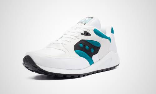 Saucony Jazz 4000 (White / Turquoise)