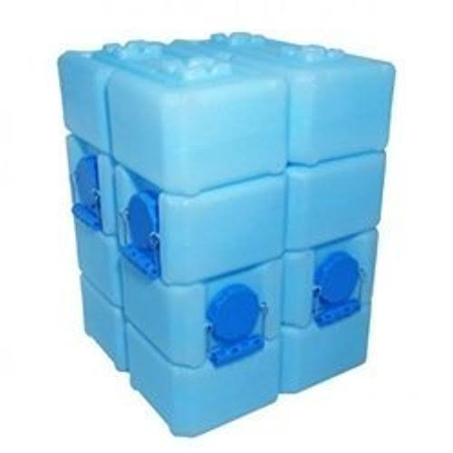 WaterBrick - Emergency Water and Food Storage Containers - 8 Pack Blue