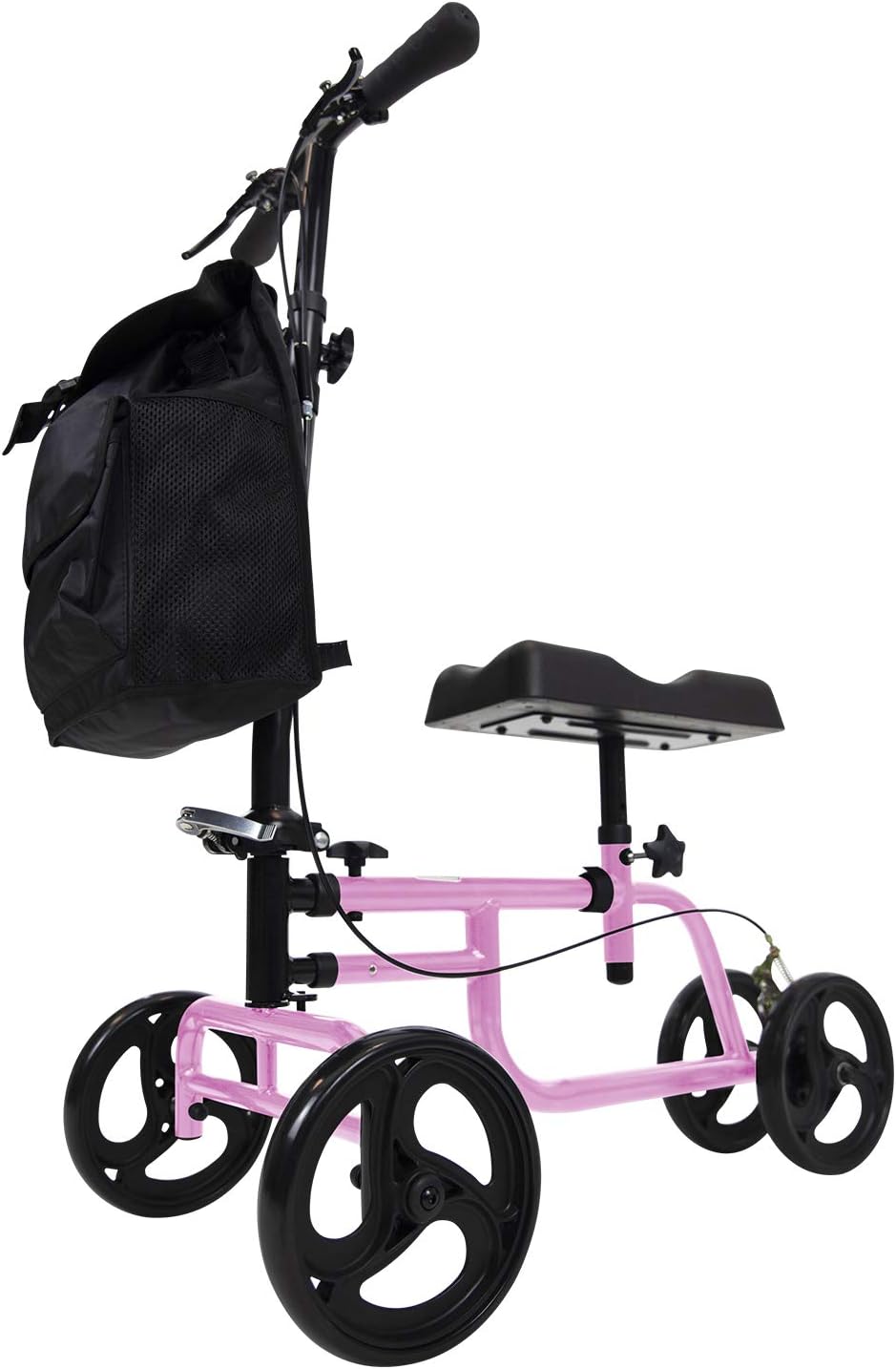 Vive Mobility Knee Scooter Walker for Foot Injuries - Adult Broken Leg Crutch Cart Roller for Surgery, Broken Foot, Ankle Injury - Kneeling Rolling Steerable Seated Wheel Sling Equipment Scooter
