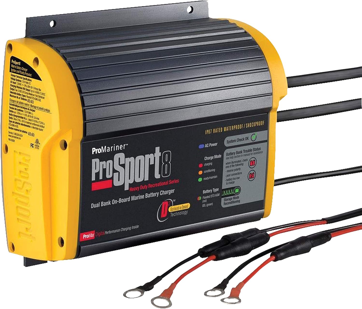 ProMariner ProSport 8 2 Bank Charger, Multi