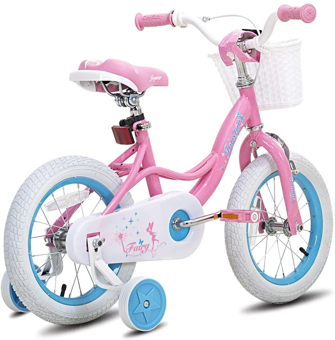 Joystar Fairy 16in Toddler Bicycle w/ Training Wheels, Girls Ages 4 to 7