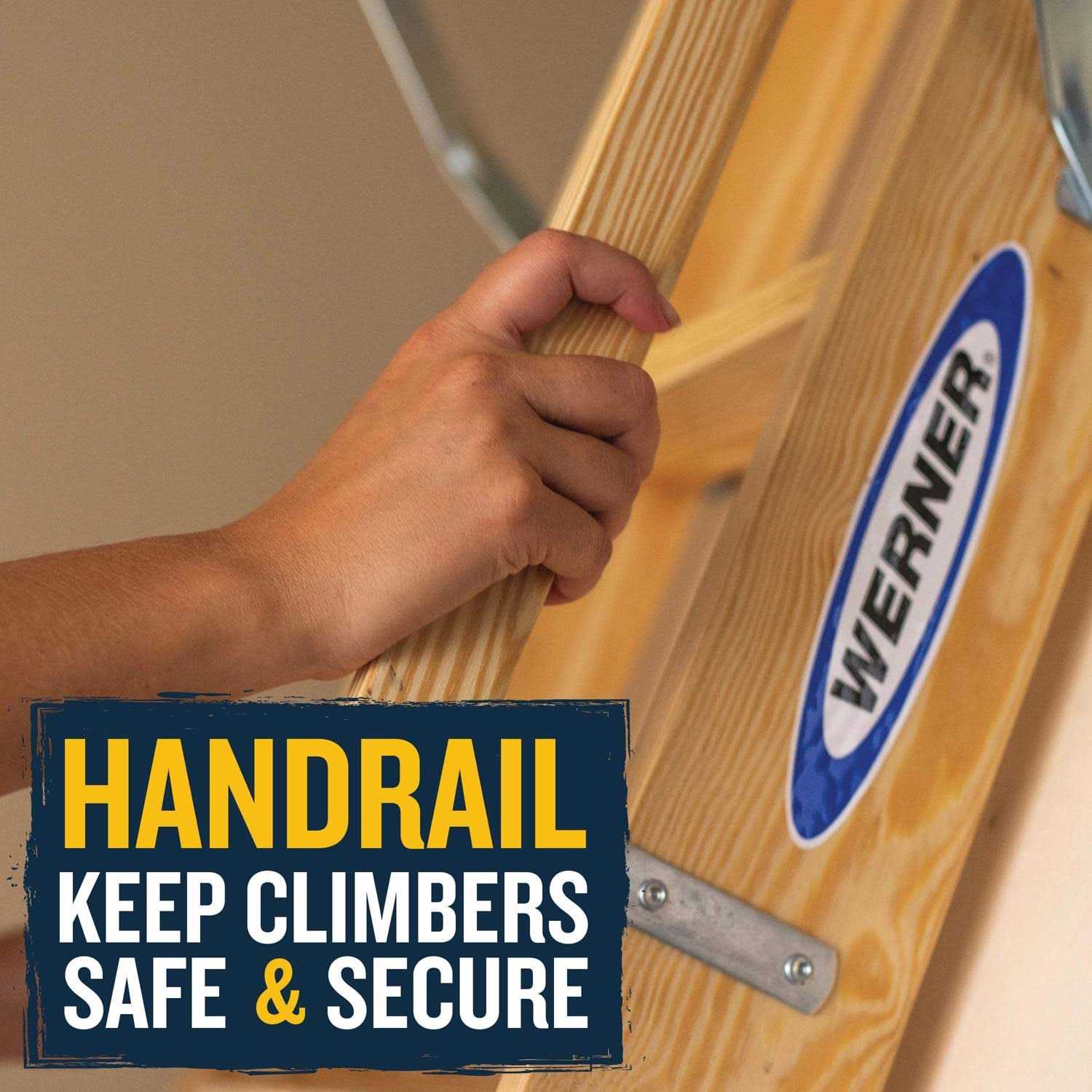 Werner W2510 Ceiling Wood Attic Ladder - Shop Hardware Tools Online Store