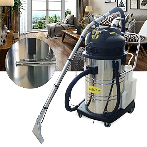 40L/10.6Gal Carpet Cleaner Machine, Carpet Extractor 3 in 1 Stainless Steel Household/Commercial Rug Cleaner Machine 2110W Portable Deep Cleaning Machine for Carpets, Sofas, Curtains