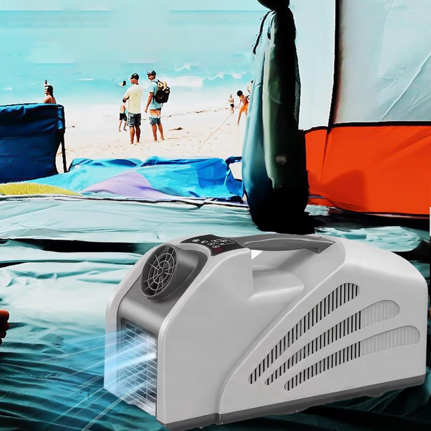 Portable Air Conditioners, Tent Air Conditioner, Car Air Conditioner, 2350btu, Suitable For Camping Tent、Rv、Pet House、Fishing、Outdoor Indoor、Home Use
