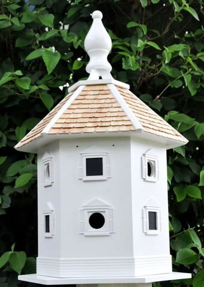 CC Home Furnishings 30" Fully Functional Oversized Elaborate White Bird Dovecote