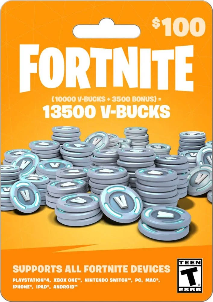 Fortnite In-Game Currency Card