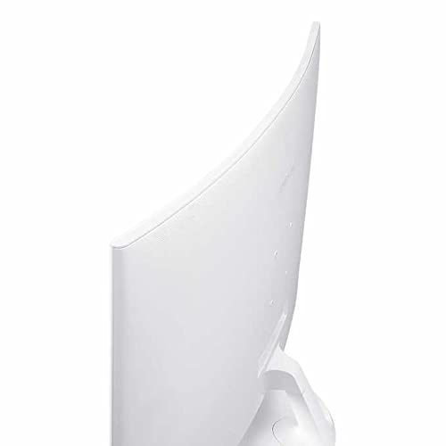 Samsung Gaming Curved Monitor for Business 27inch 1080p LED Widescreen AMD FreeSync 60Hz Refresh Rate 4ms 3000:1 Contrast Ratio Anti-Glare VGA D-Sub DisplayPort White, HDMI Cable