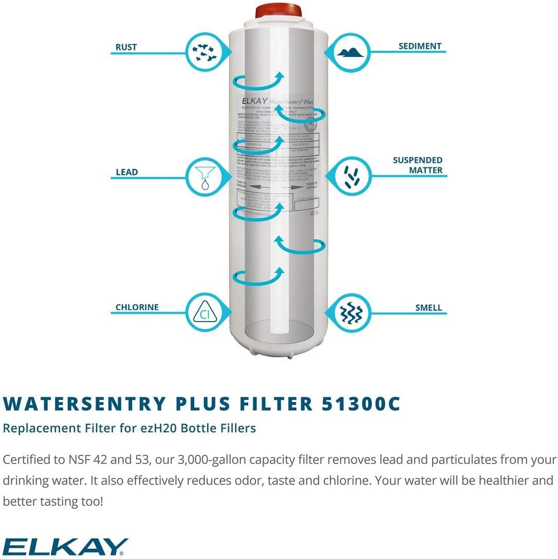 Elkay LZS8WSSK EZH2O Bottle Filling Station with Single ADA Cooler, Stainless Steel