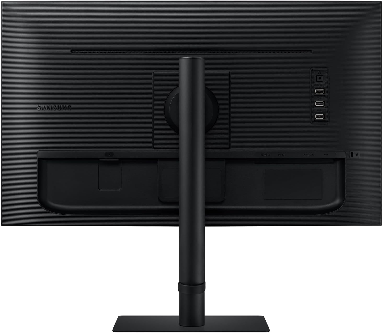 Samsung S80A 32-inch 2160P 4K UHD Ultra-Slim Bezel IPS LCD ViewFinity Monitor, 2-Pack Bundle with, DisplayPort, HDMI, USB Hub (S32A804NMN), black