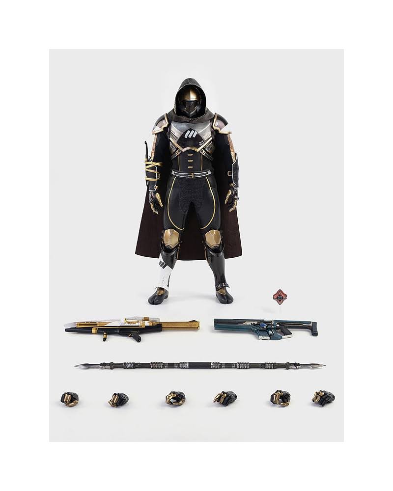 Official Destiny 2 Hunter Sovereign Golden Trace Shader 1:6 Scale Figure